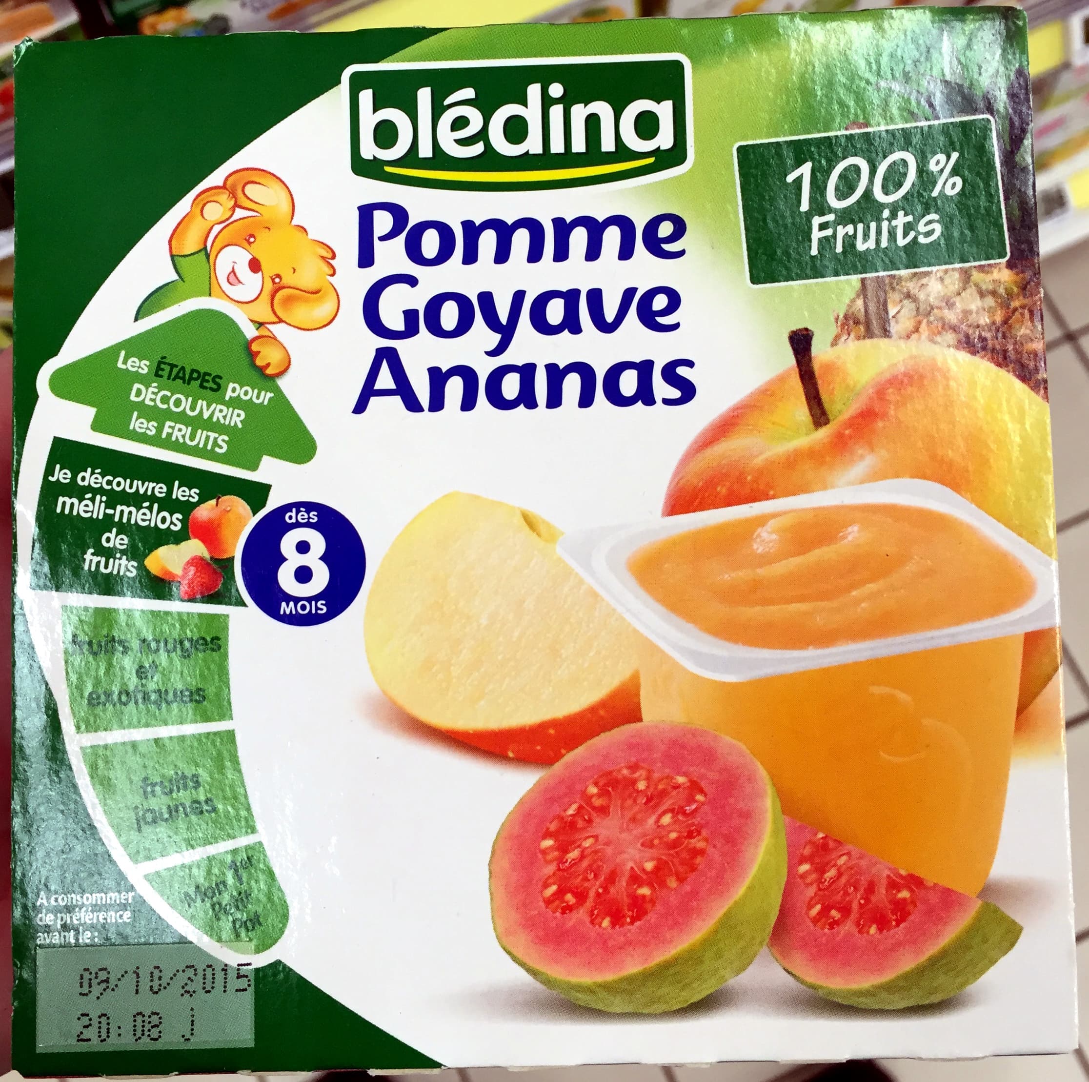 Blédina Pomme Goyave Ananas packshot