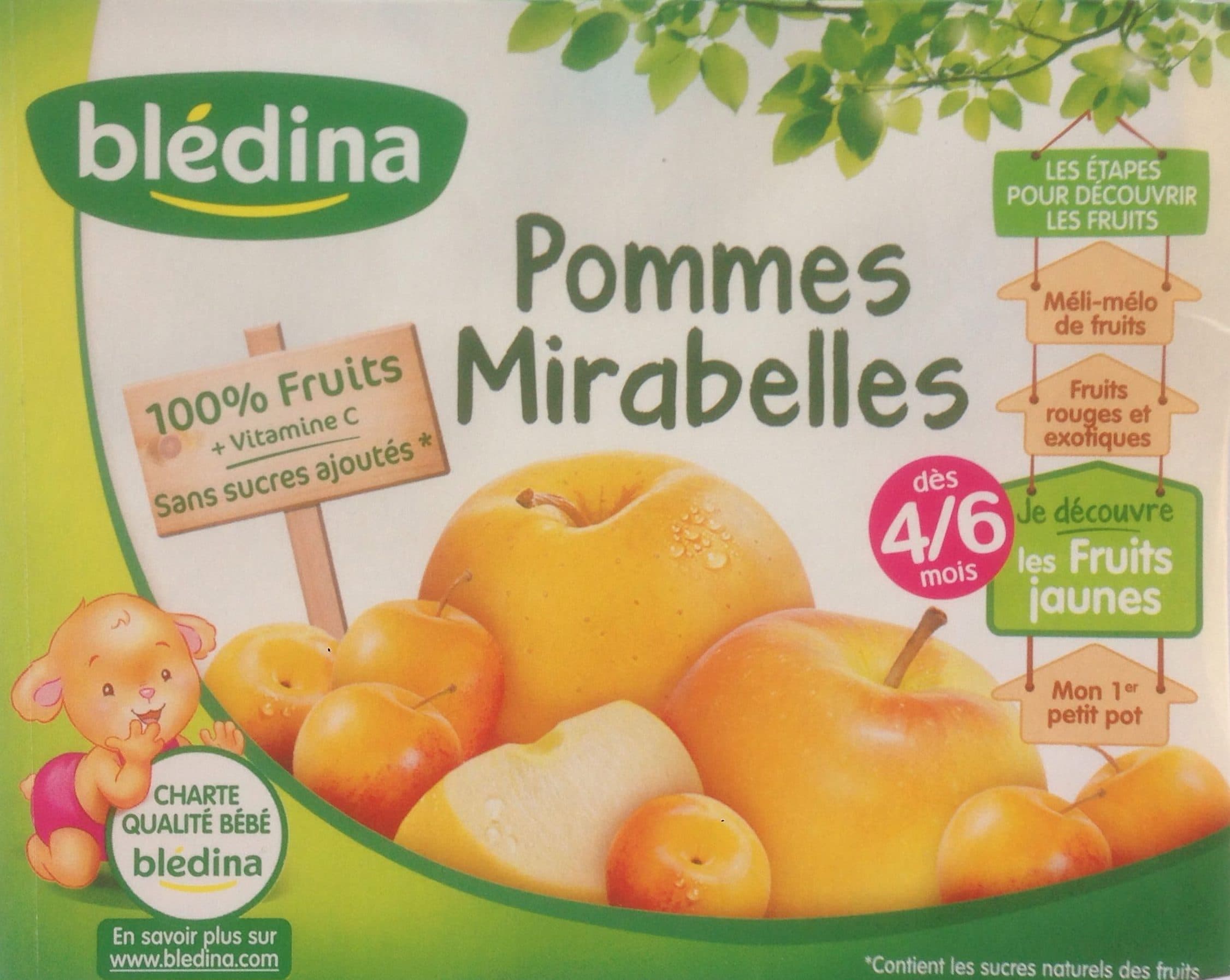 Blédina Pommes Mirabelles packshot