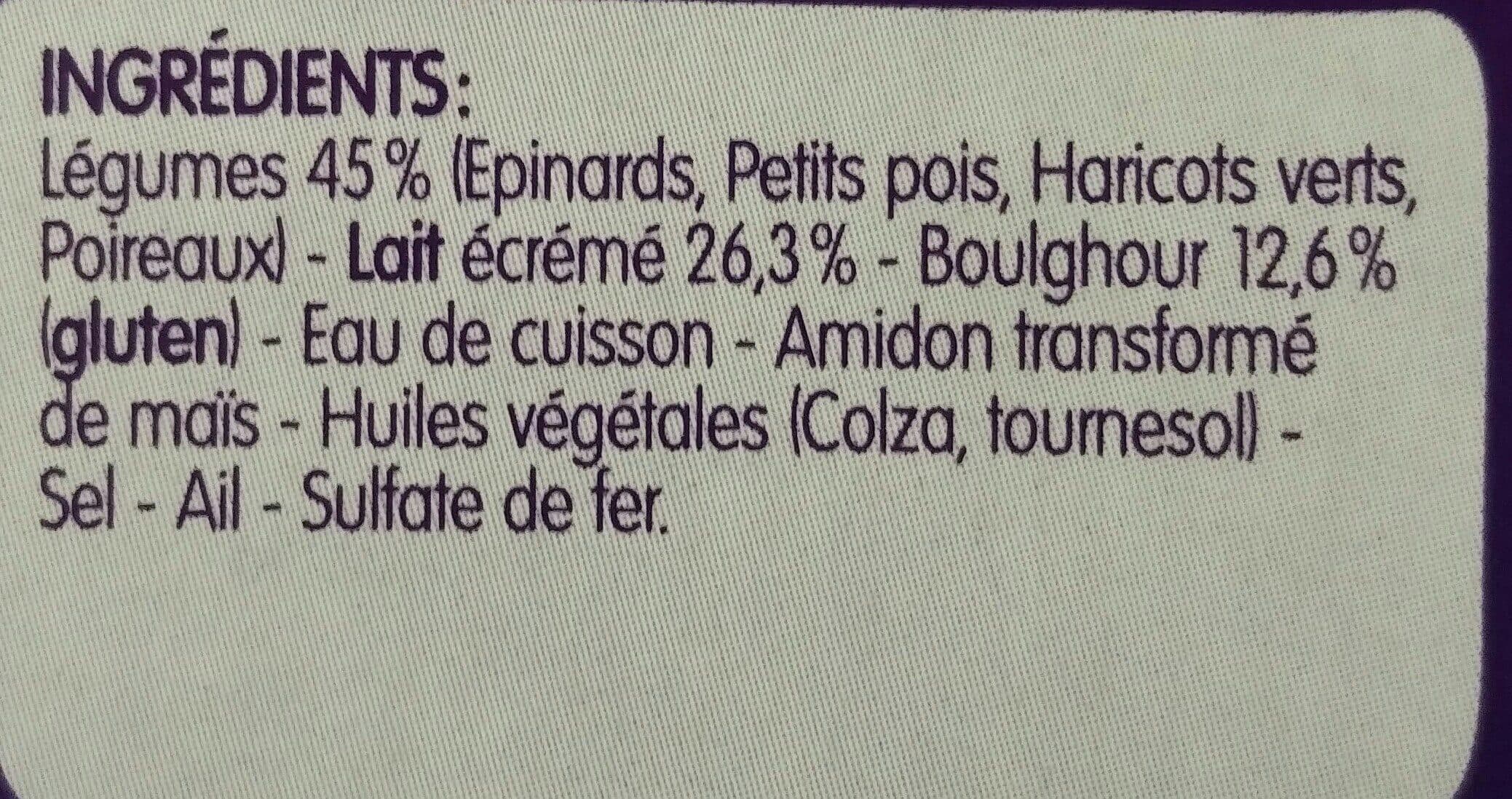Blediner bols BLEDINER BOLS 2x200g Farandole de Légumes verts et Boulghour Dès 12 mois packshot