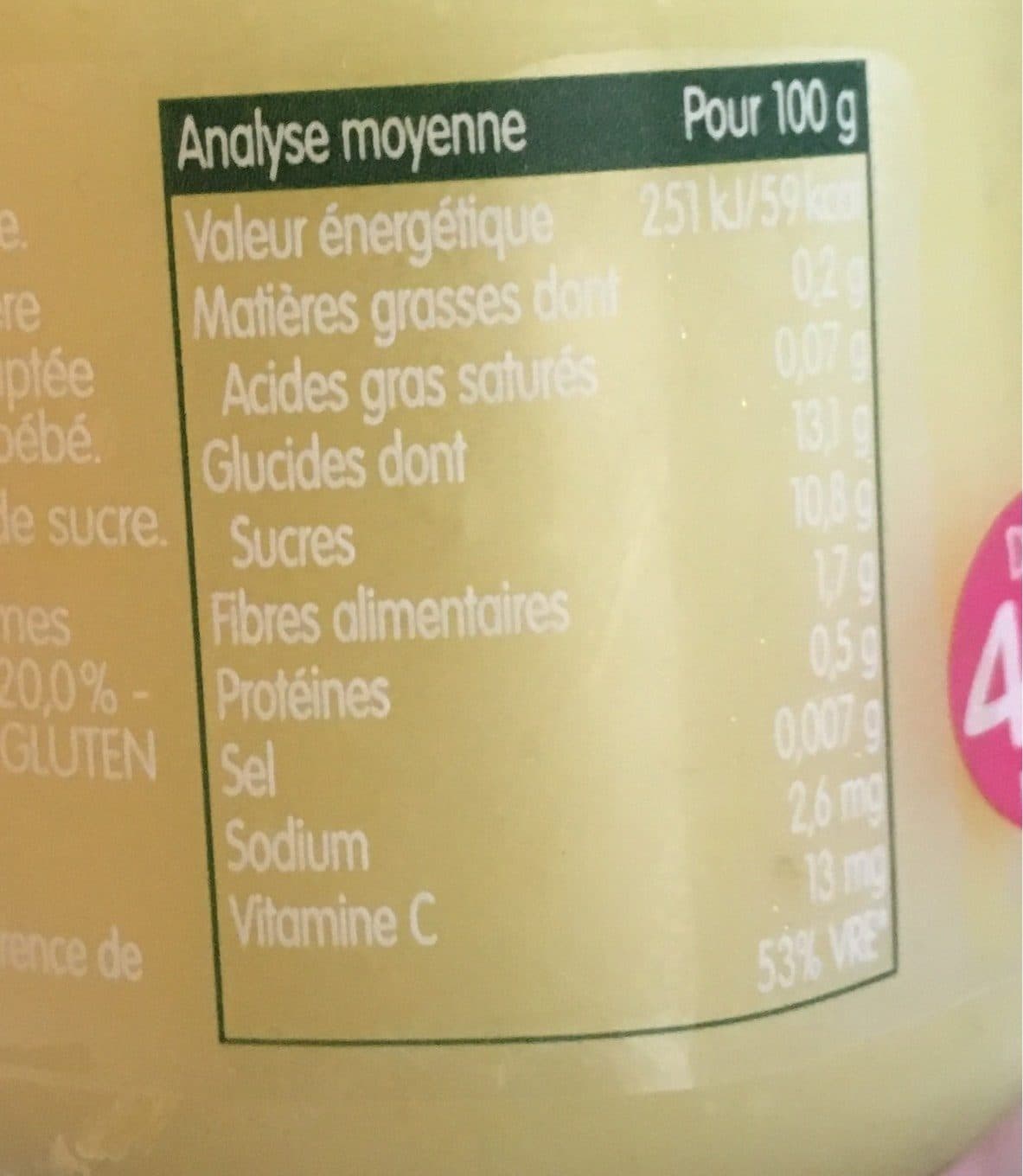 Bledina Fr 130g pomme banane packshot