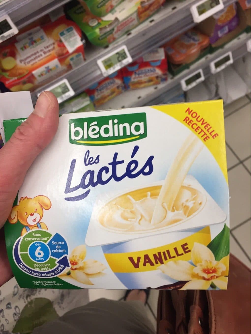 Bledina Les lactés Vanilles, 4x100g packshot