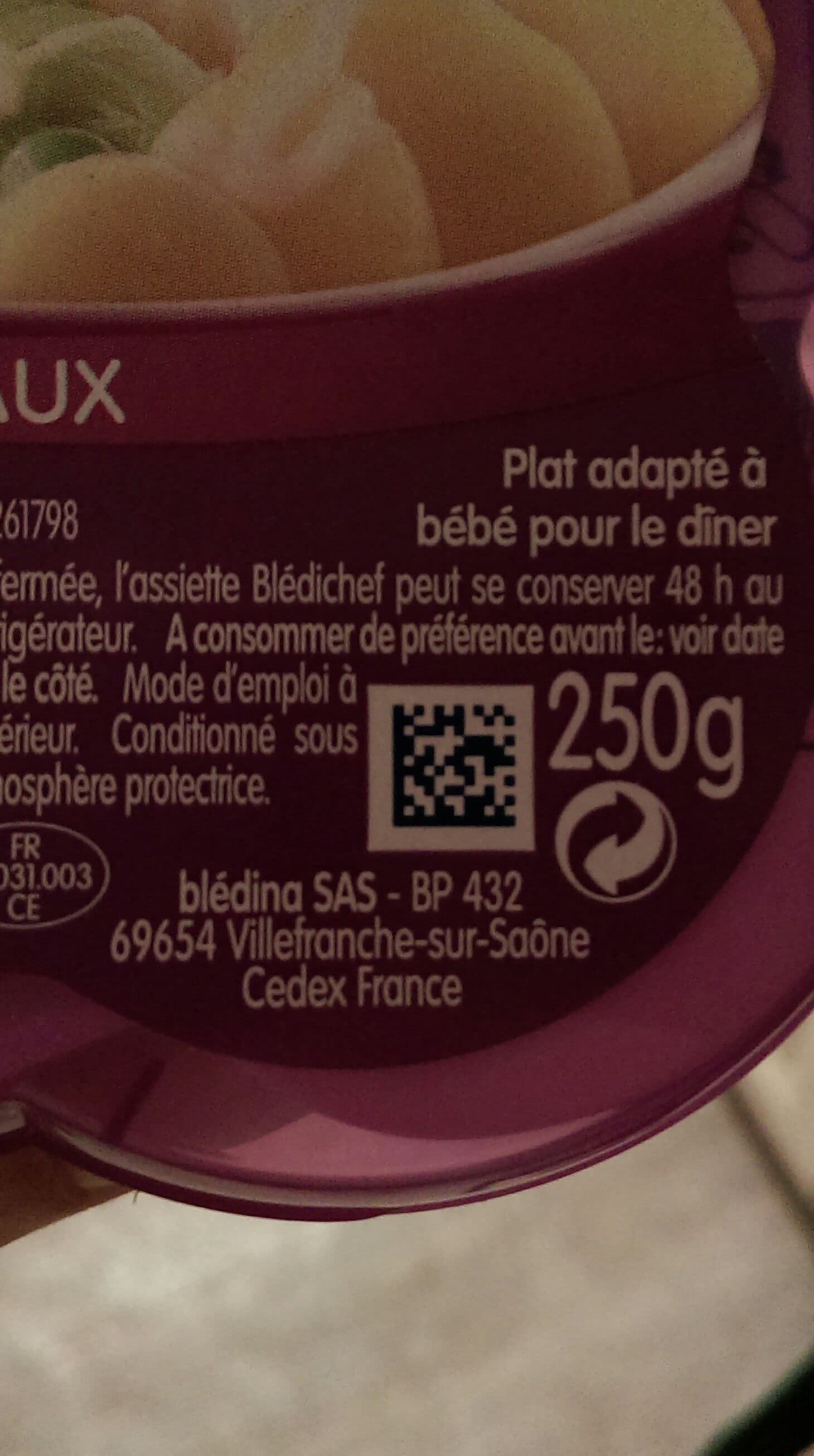 Bledina Bledichef Fondue de Poireaux, Pomme de Terre et Gruyère packshot
