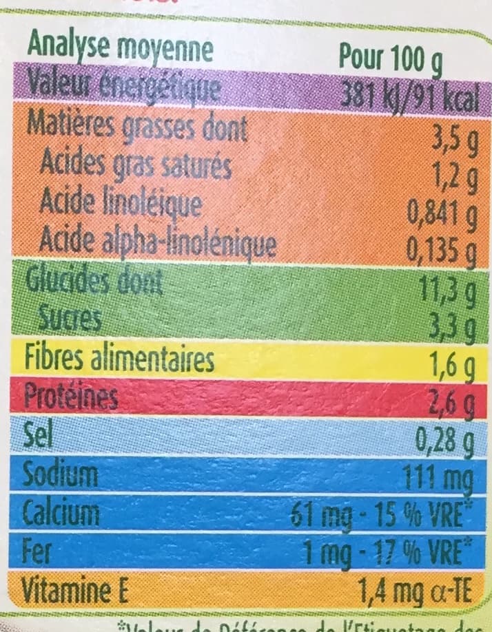 Blédina Blédichef Risotto aux Petits pois packshot