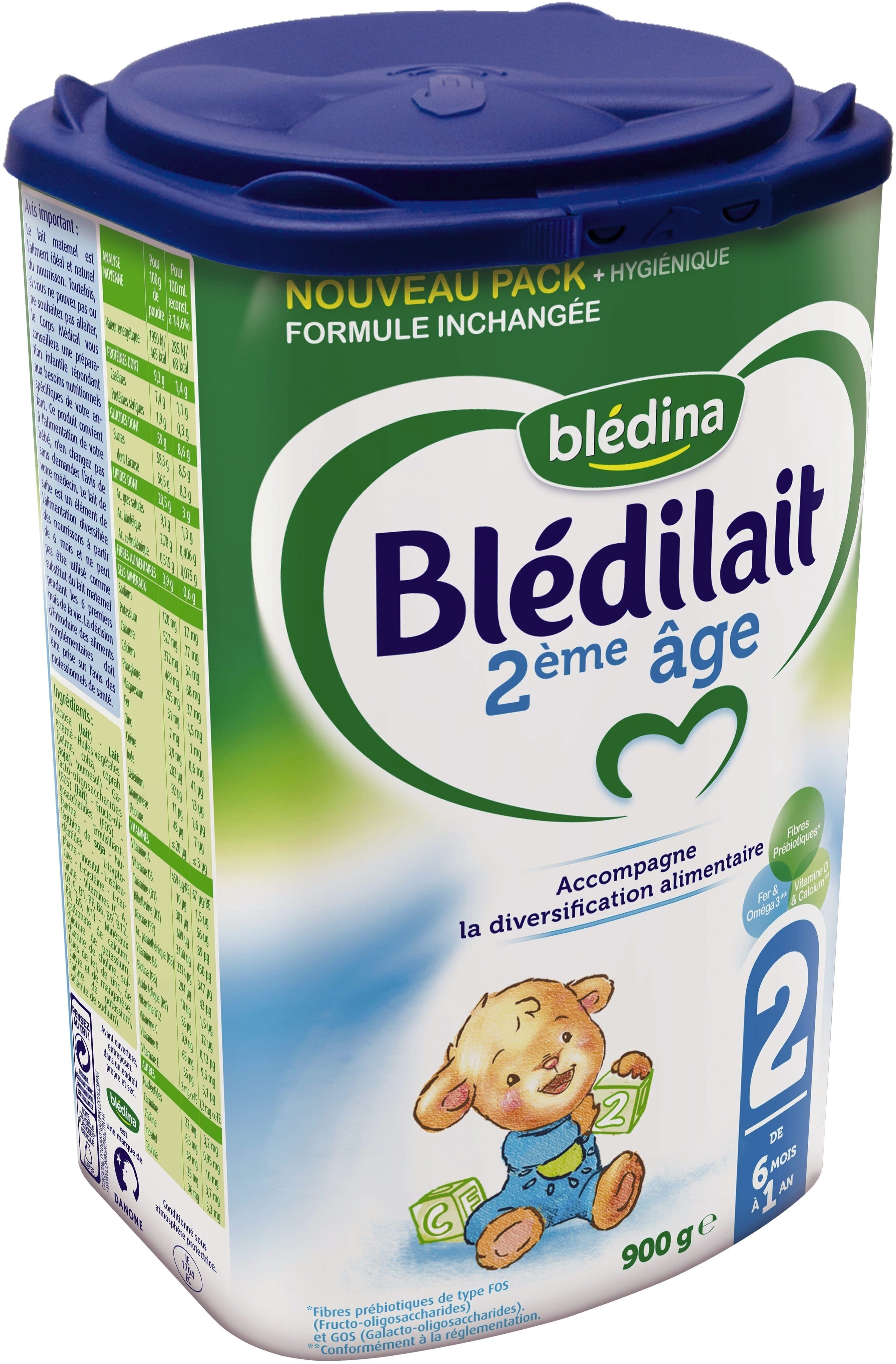Bledilait BLEDINA Blédilait 2ème âge 900g de 6 mois à 1 an packshot