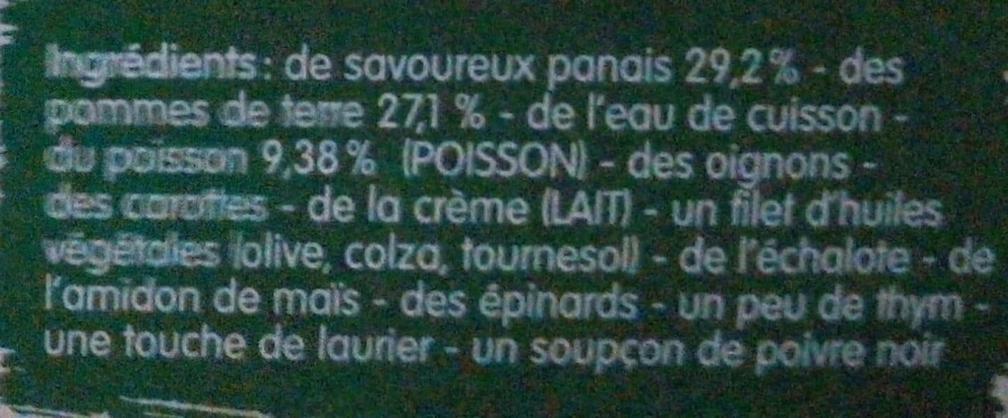 Blédina Mousseline de panais poisson packshot