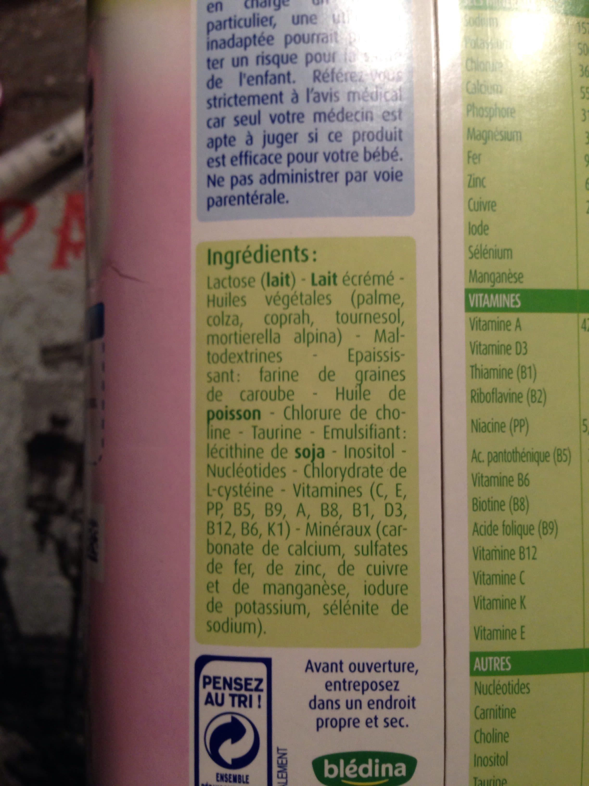 Bledina Blédina Blédilait Ar 2 packshot