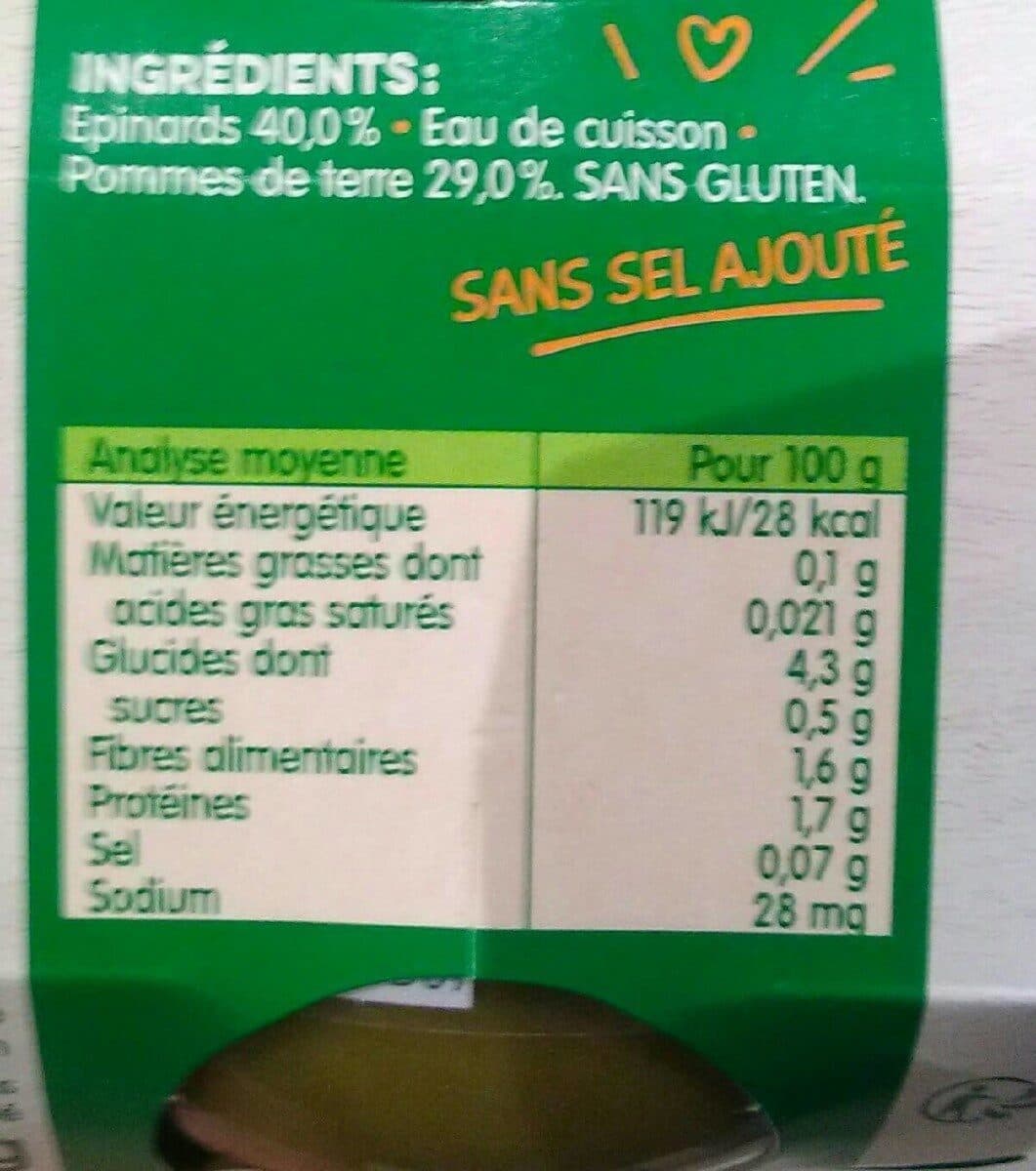 bledina Epinards 2x130g packshot