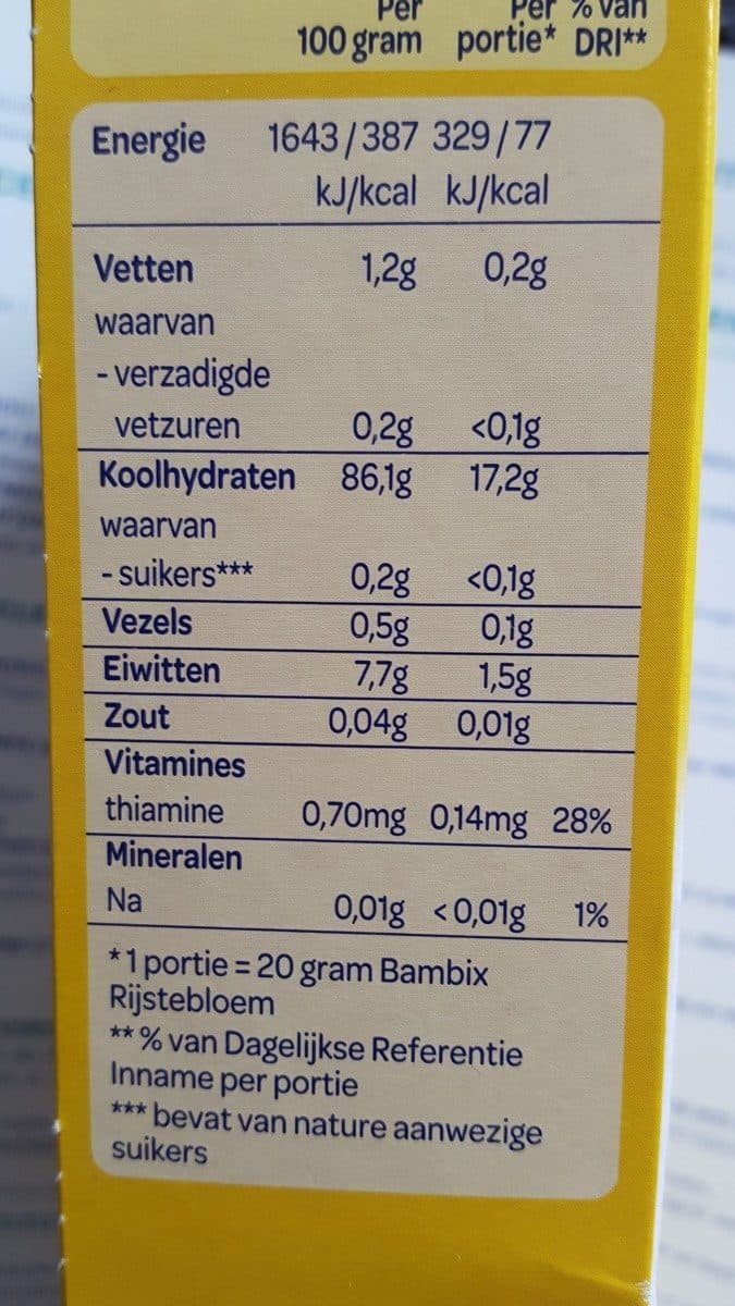 Open Food Facts Bambix packshot
