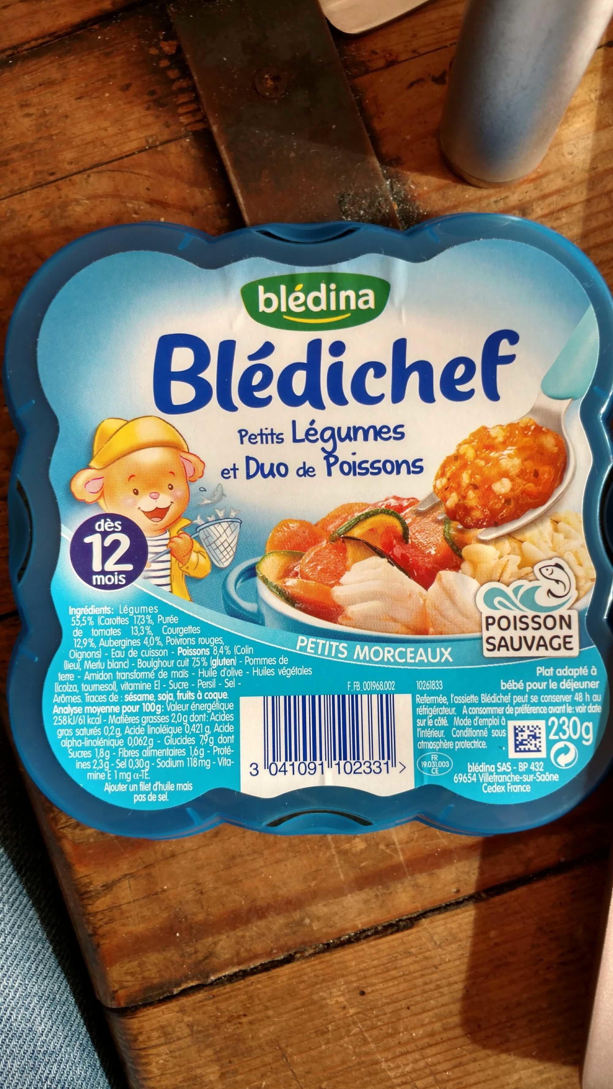 Blédichef Blédichef, Petits Légumes et Duo de Poissons packshot
