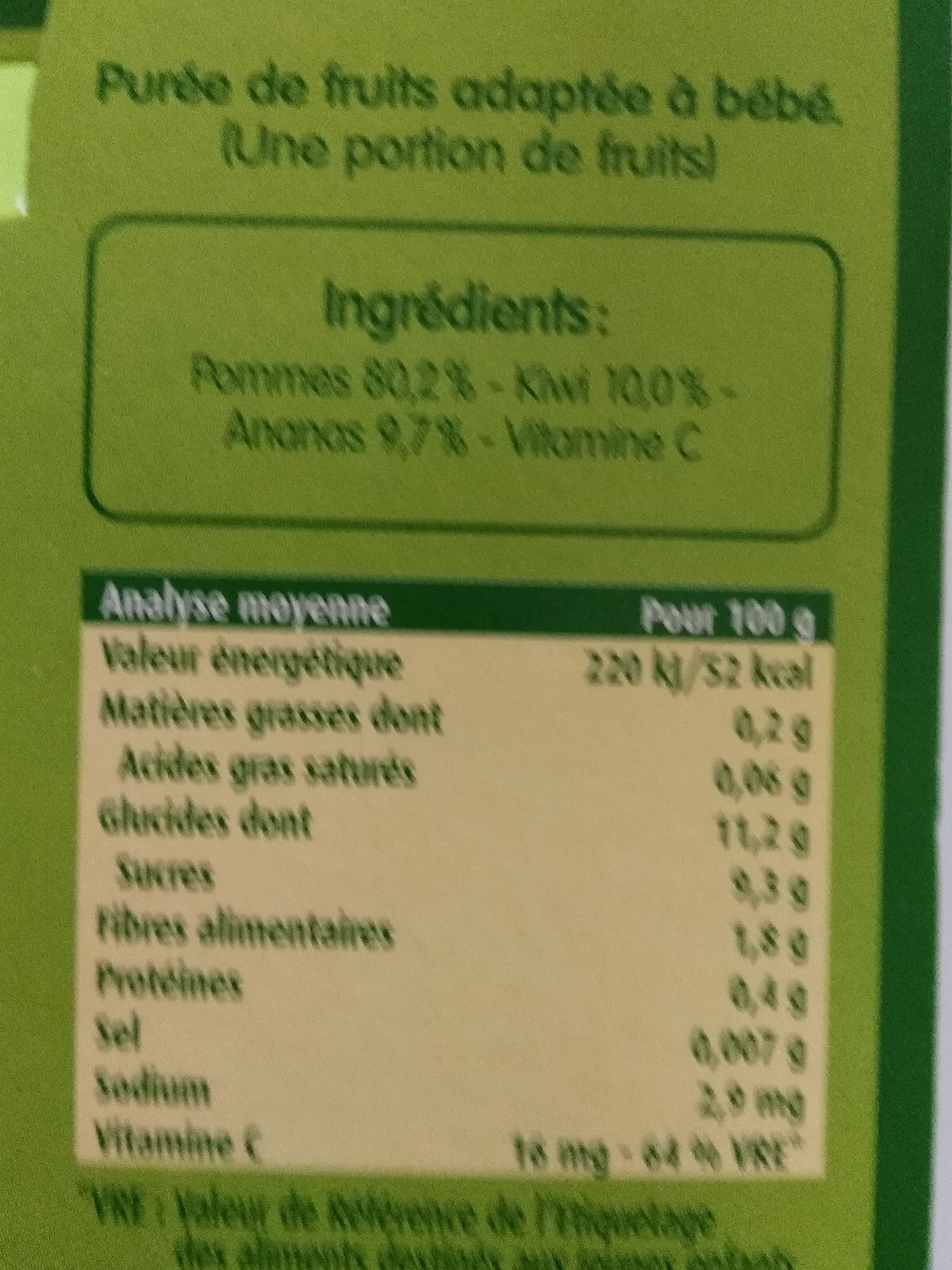 Bledina Pomme Kiwi Ananas packshot