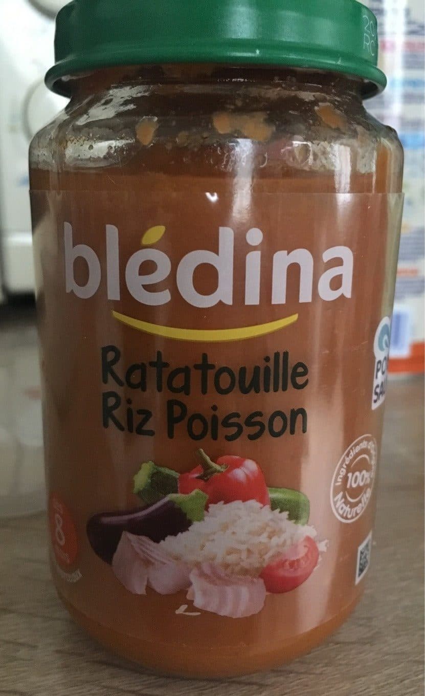 Bledina Ratatouille riz poisson packshot
