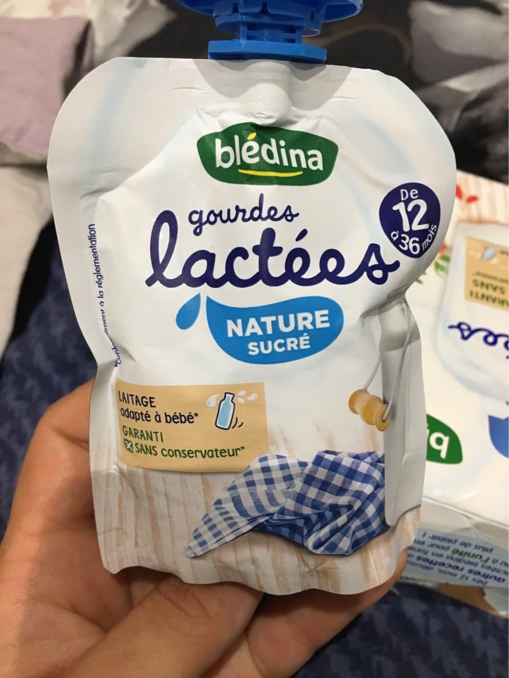 Bledina Gourde lactee nature sucré packshot