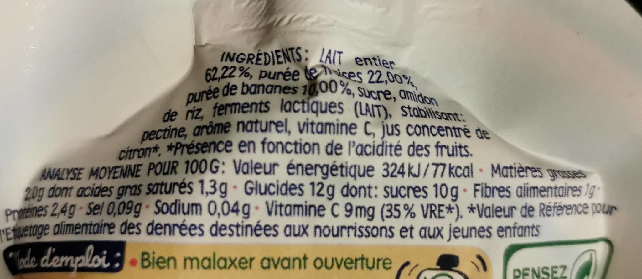 Blédina Gourdes lactées packshot