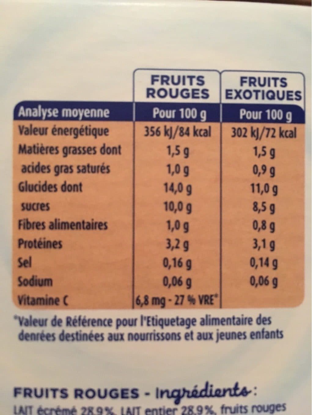 BLEDINA Blédina Gourdes lactées 4x85g Exotiques/Fruits rouges 10 mois packshot