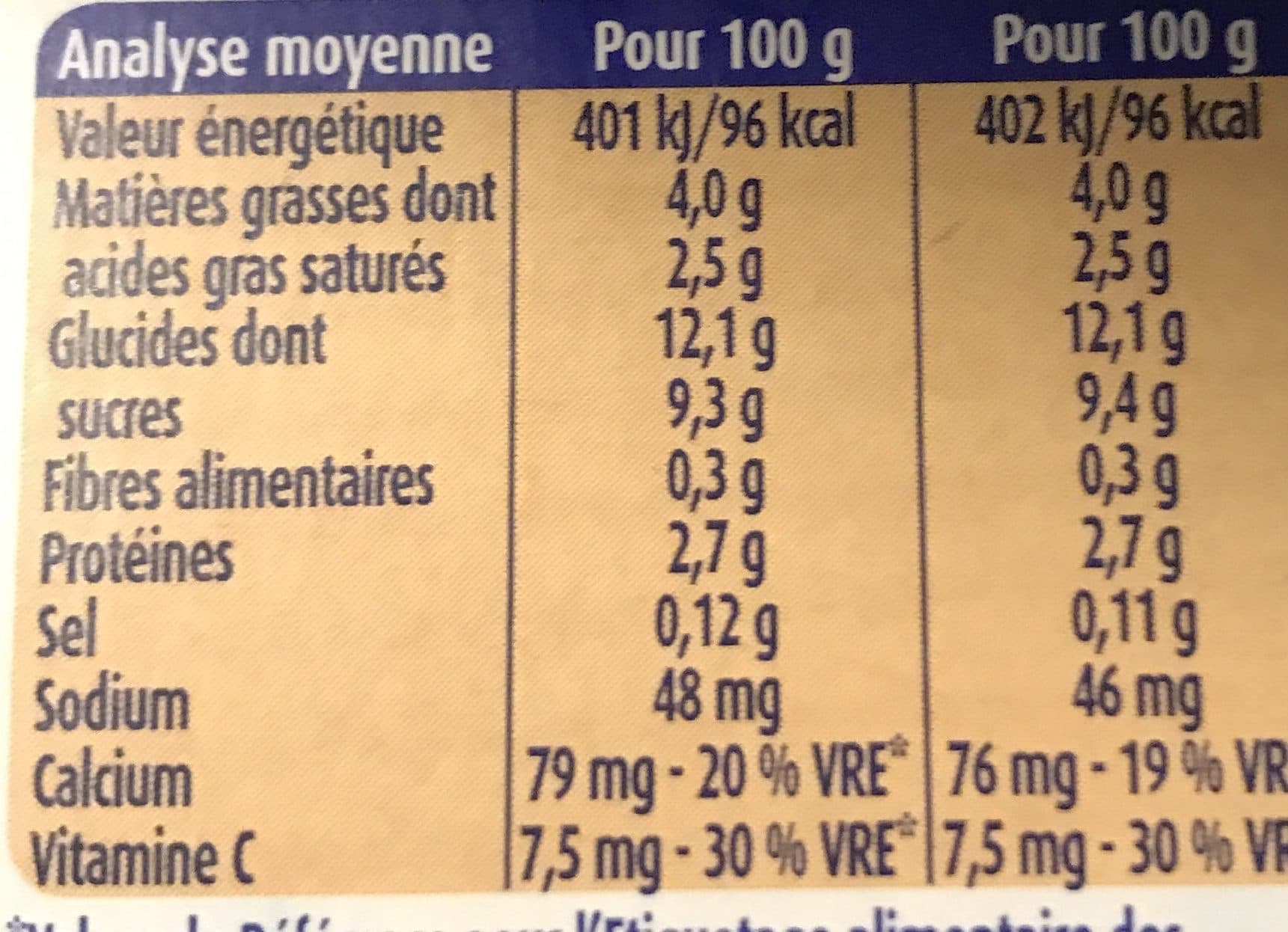 Bledina Mini lactés framboise peche packshot