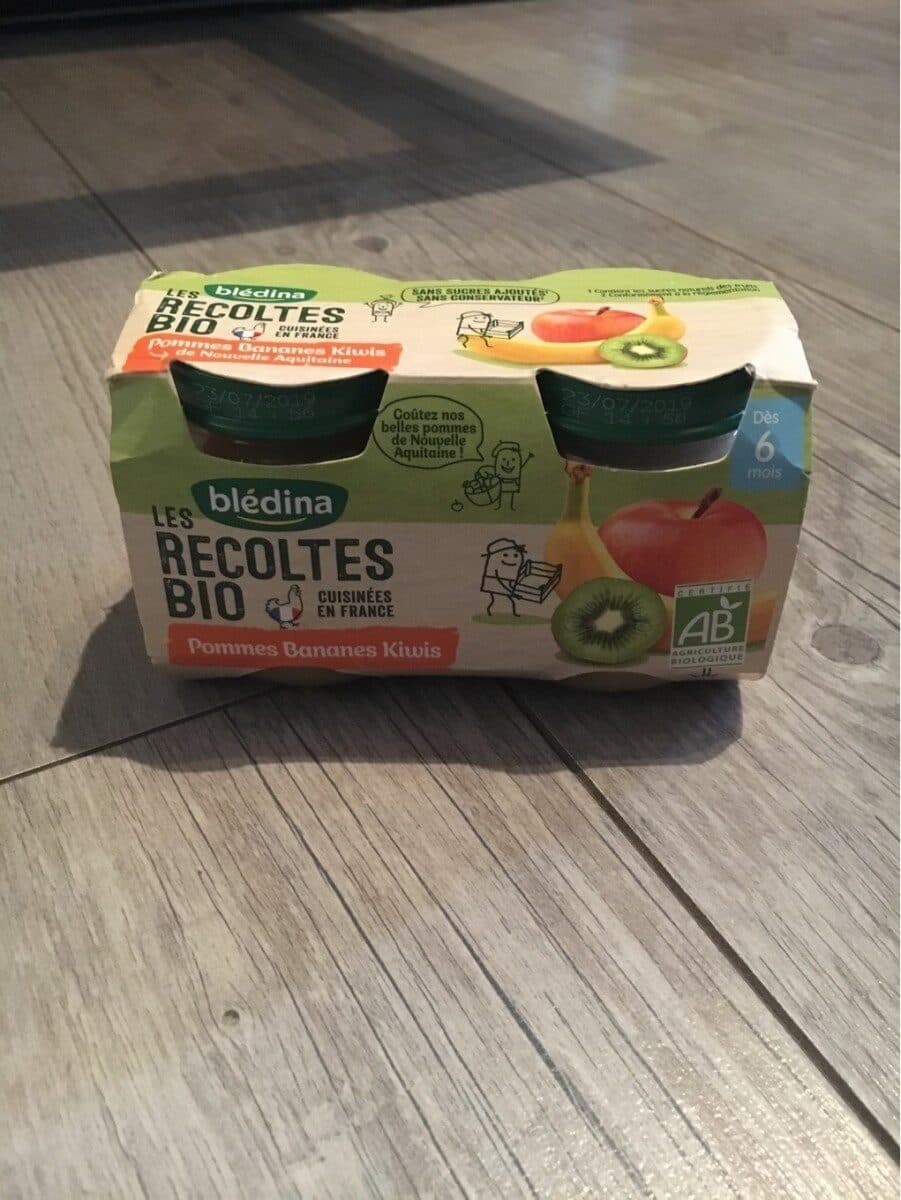 Blédina Les récoltes bio packshot