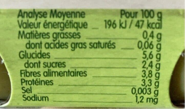 Blédina BLEDINA LES RECOLTES BIO Petits Pois 2x130g Dès 4/6 Mois packshot