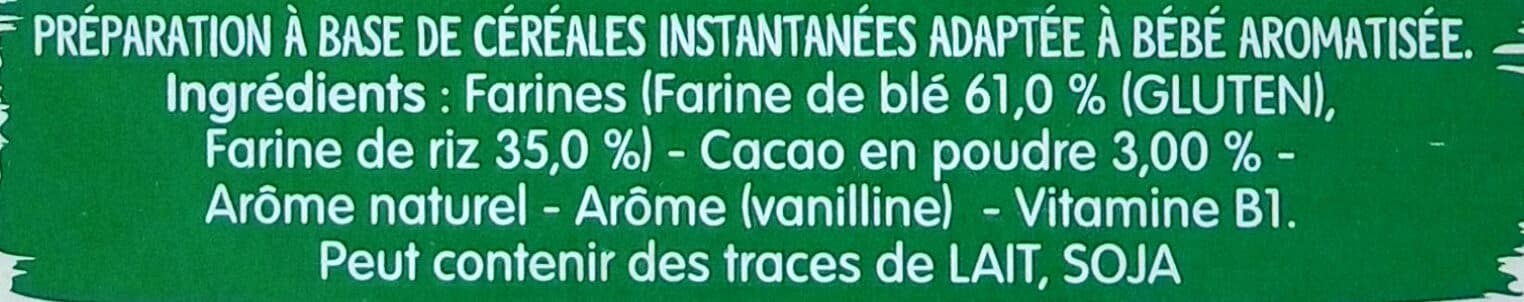 Blédina Blédine® - Blé et Cacao packshot