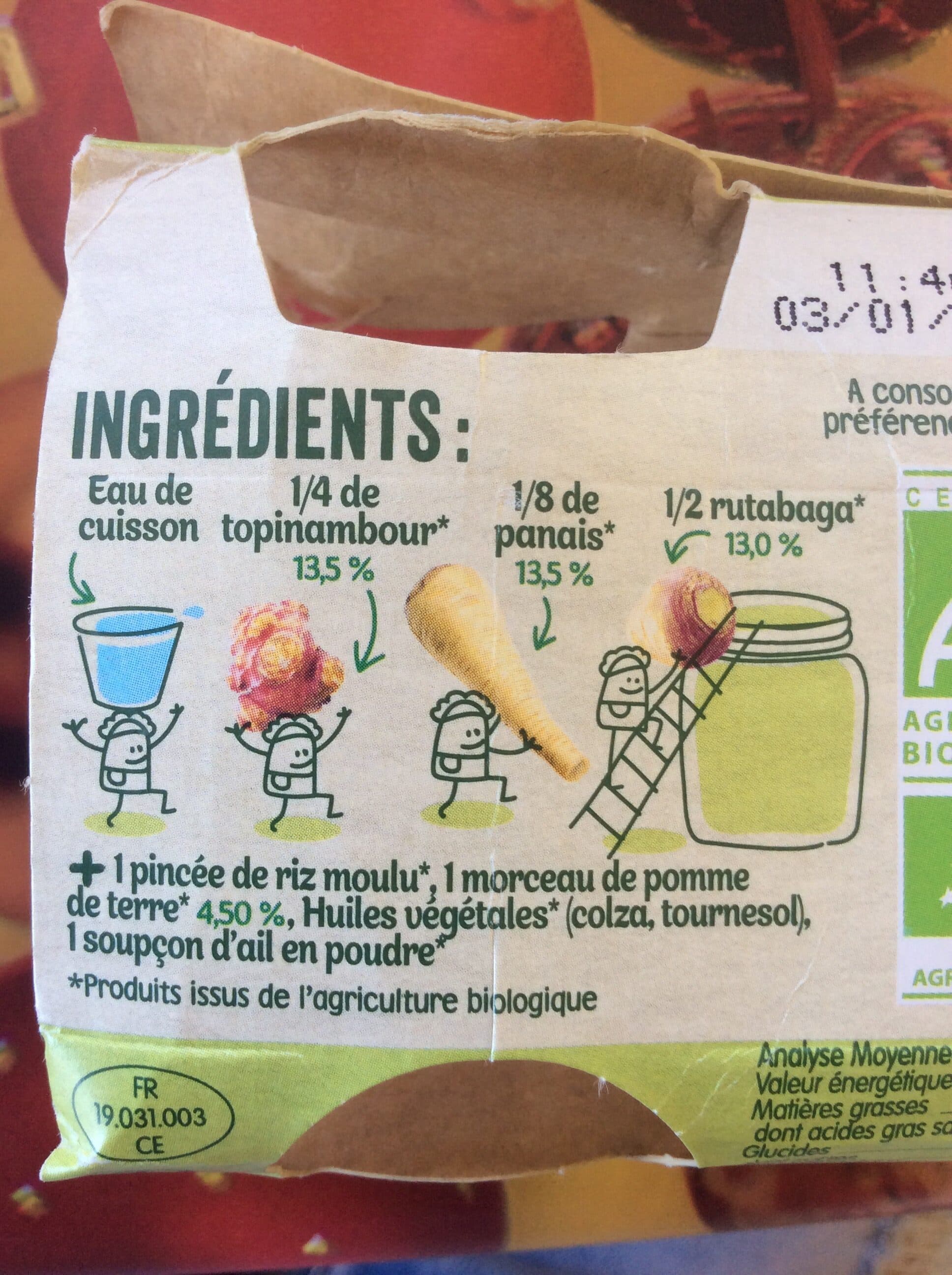 bledina Purée de légumes oubliés packshot