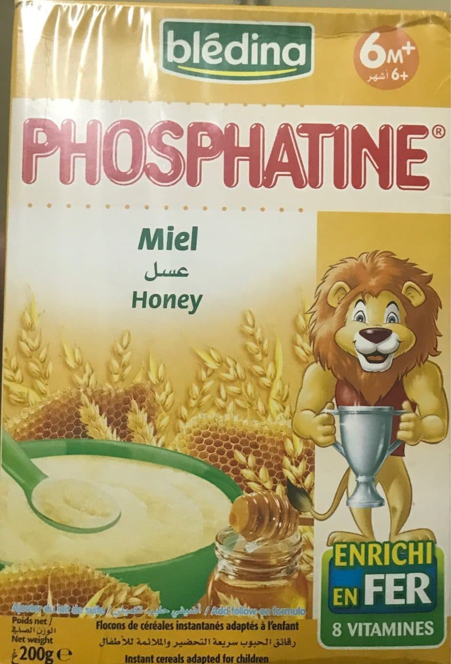 Bledina Bledina Phosphatine Cereales Pour Bebes Miel packshot