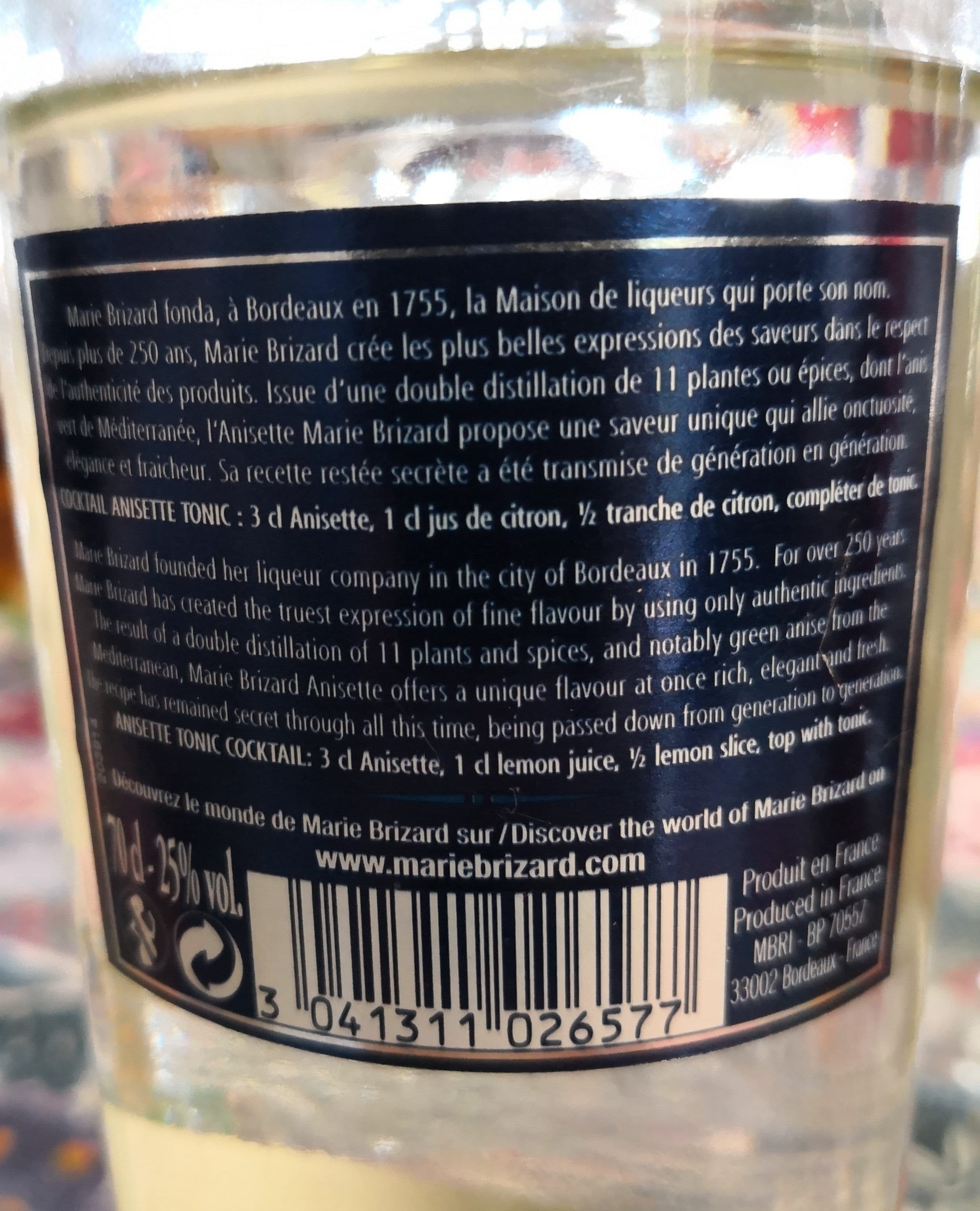 Open Food Facts Marie Brizard packshot