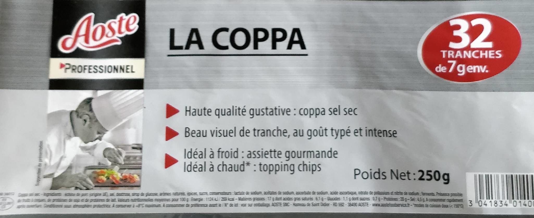 Open Food Facts Coppa Prétranchée Grande Carte packshot