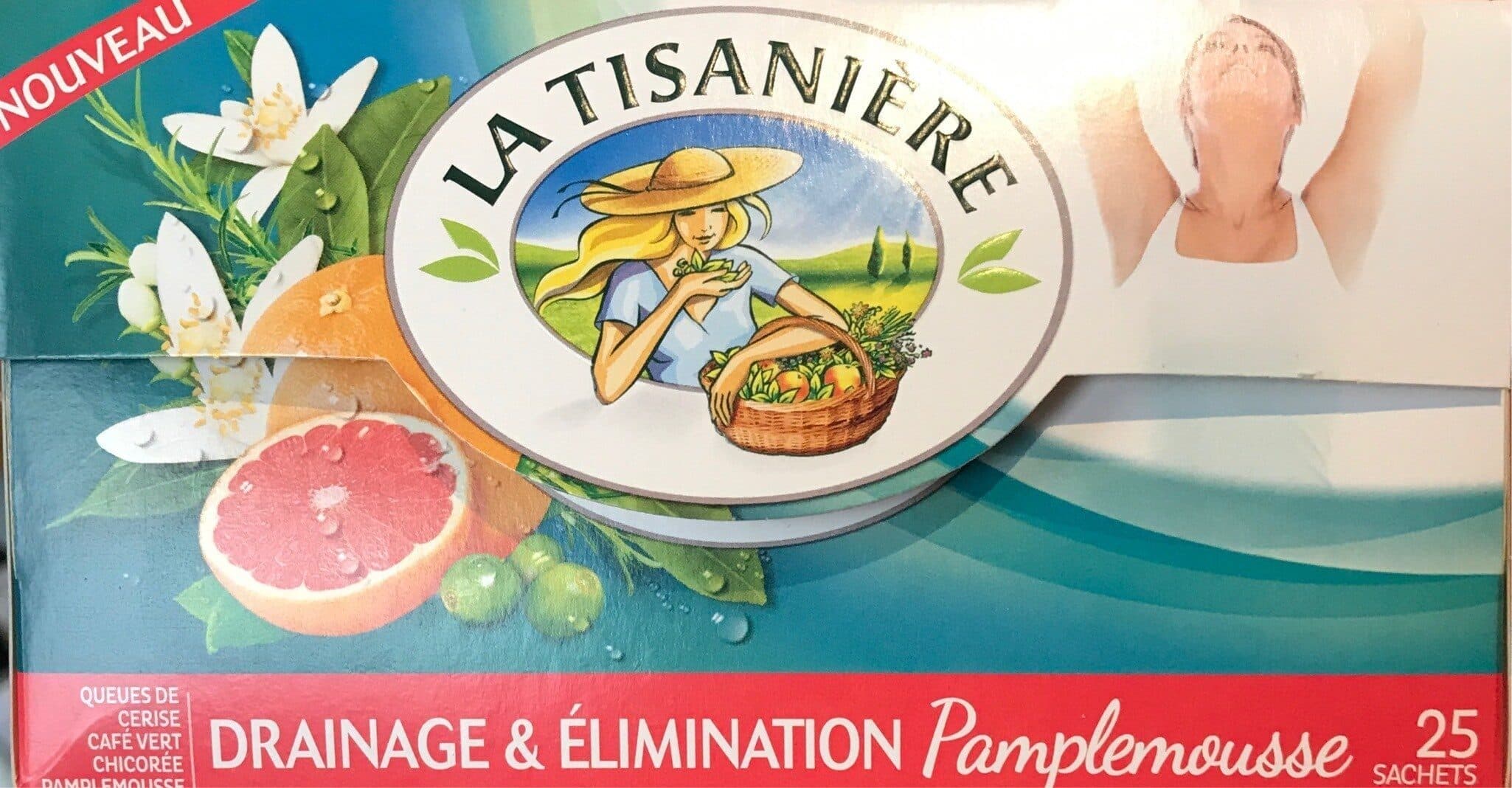 La Tisanière Infusion drainage et élimination au pamplemousse packshot