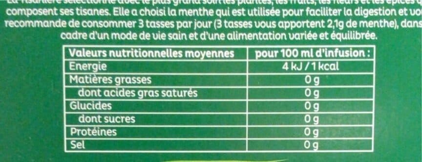 La Tisanière Infusions Après-repas packshot