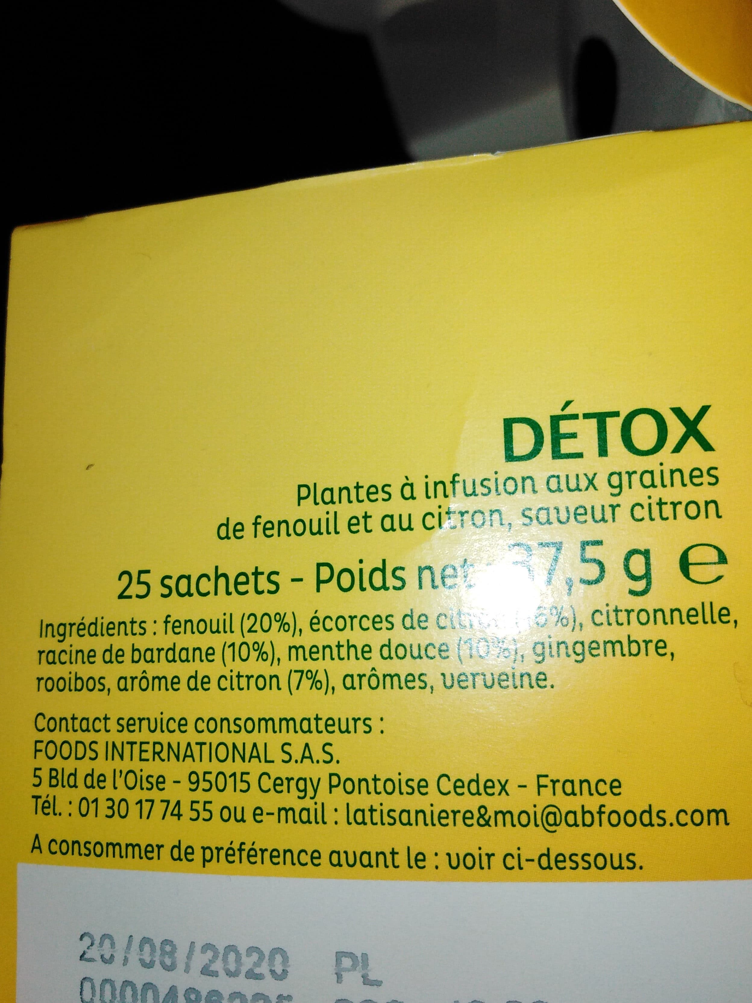 La tisaniere La tisanière detox packshot