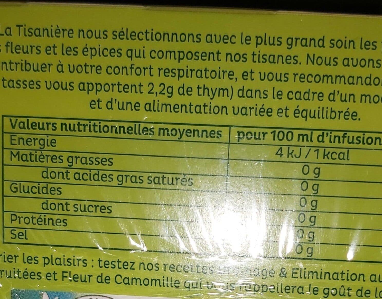 La Tisanière Thym du sud de la France packshot