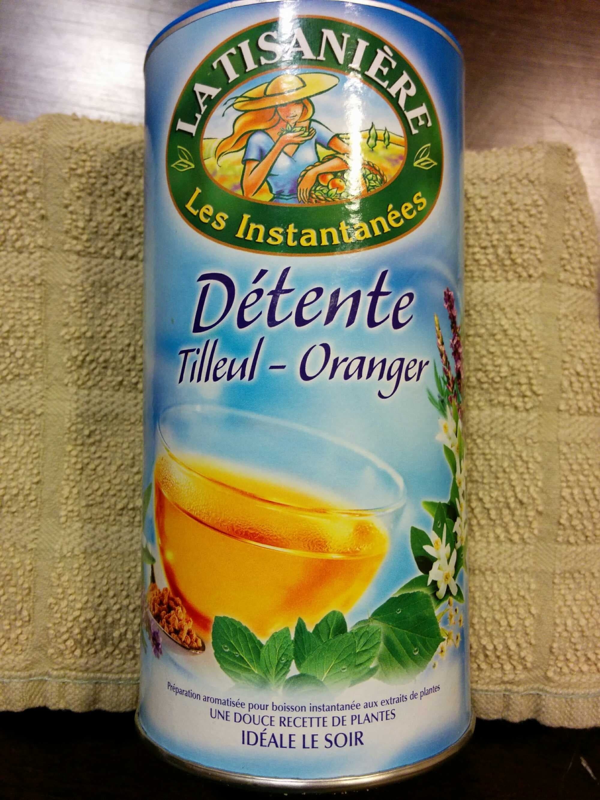 La Tisanière La Tisanière Les instantanées Détente tilleul oranger packshot