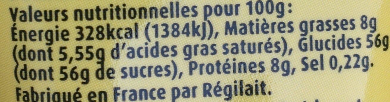 Régilait Lait concentre sucré Arôme naturel vanille packshot