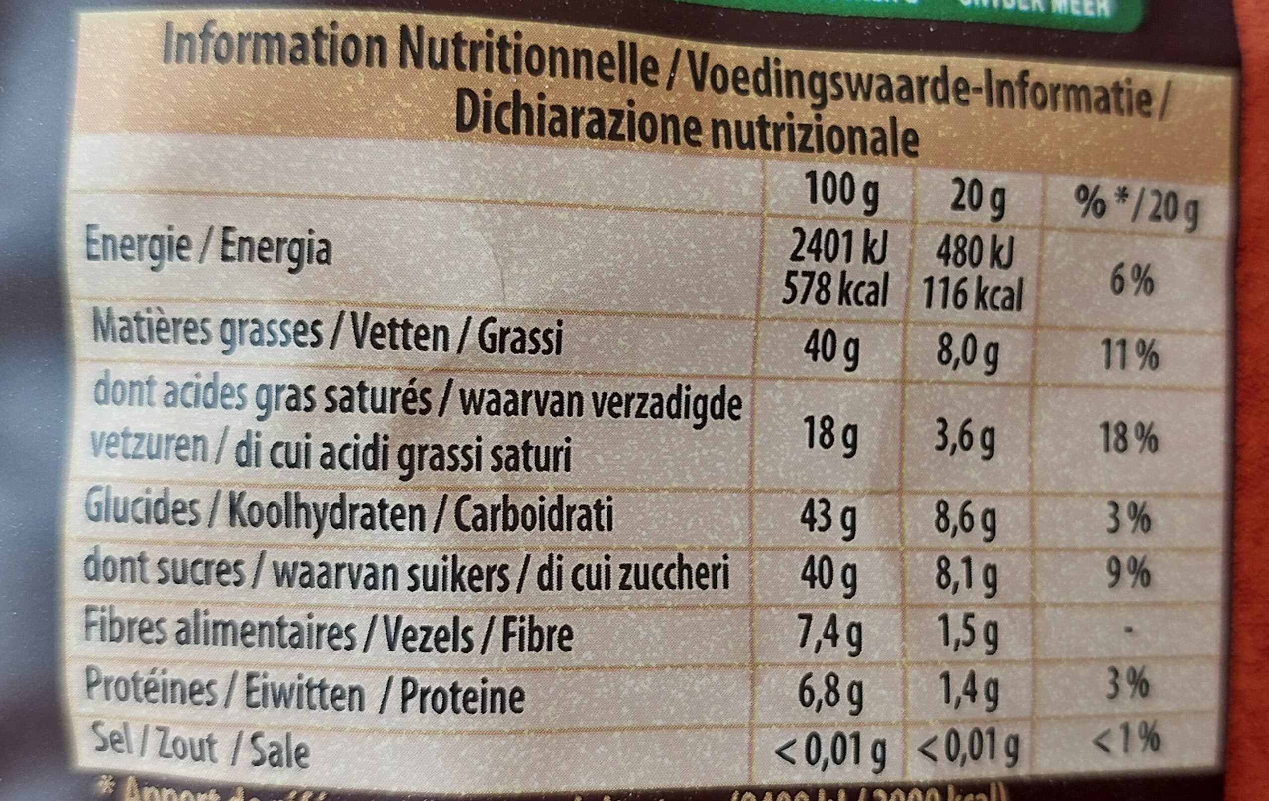 Côte d'Or Carrés Noir Noisette packshot