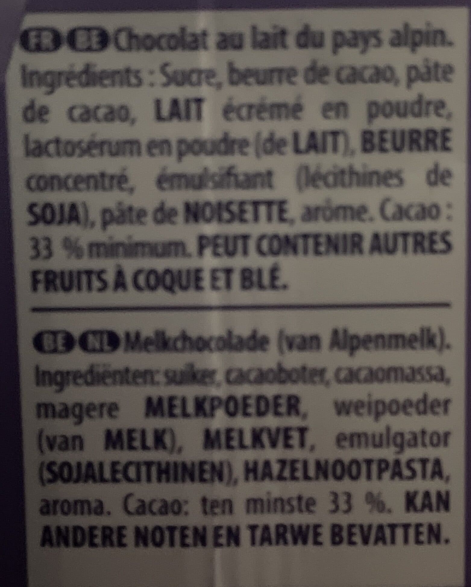 Milka Chocolat au lait packshot