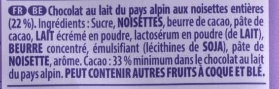 Milka Milka - Noisette Entières - Maxi Format packshot