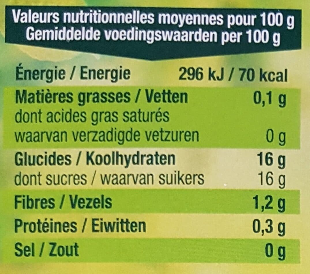 Andros Dessert Fruitier Pomme Nature packshot