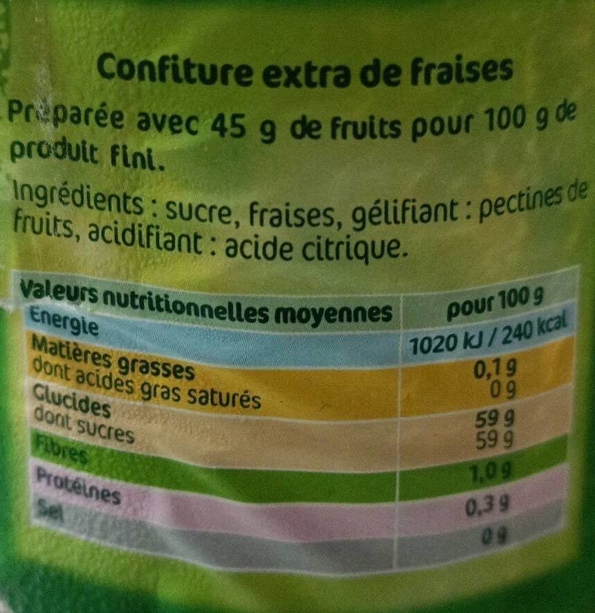 Andros Confiture de fraises packshot