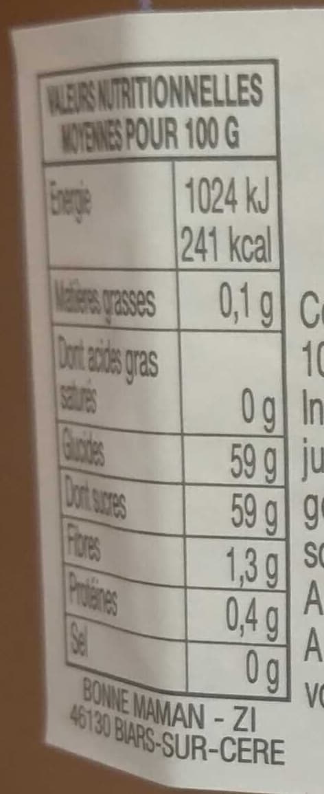 Bonne Maman Confiture de Pêches packshot