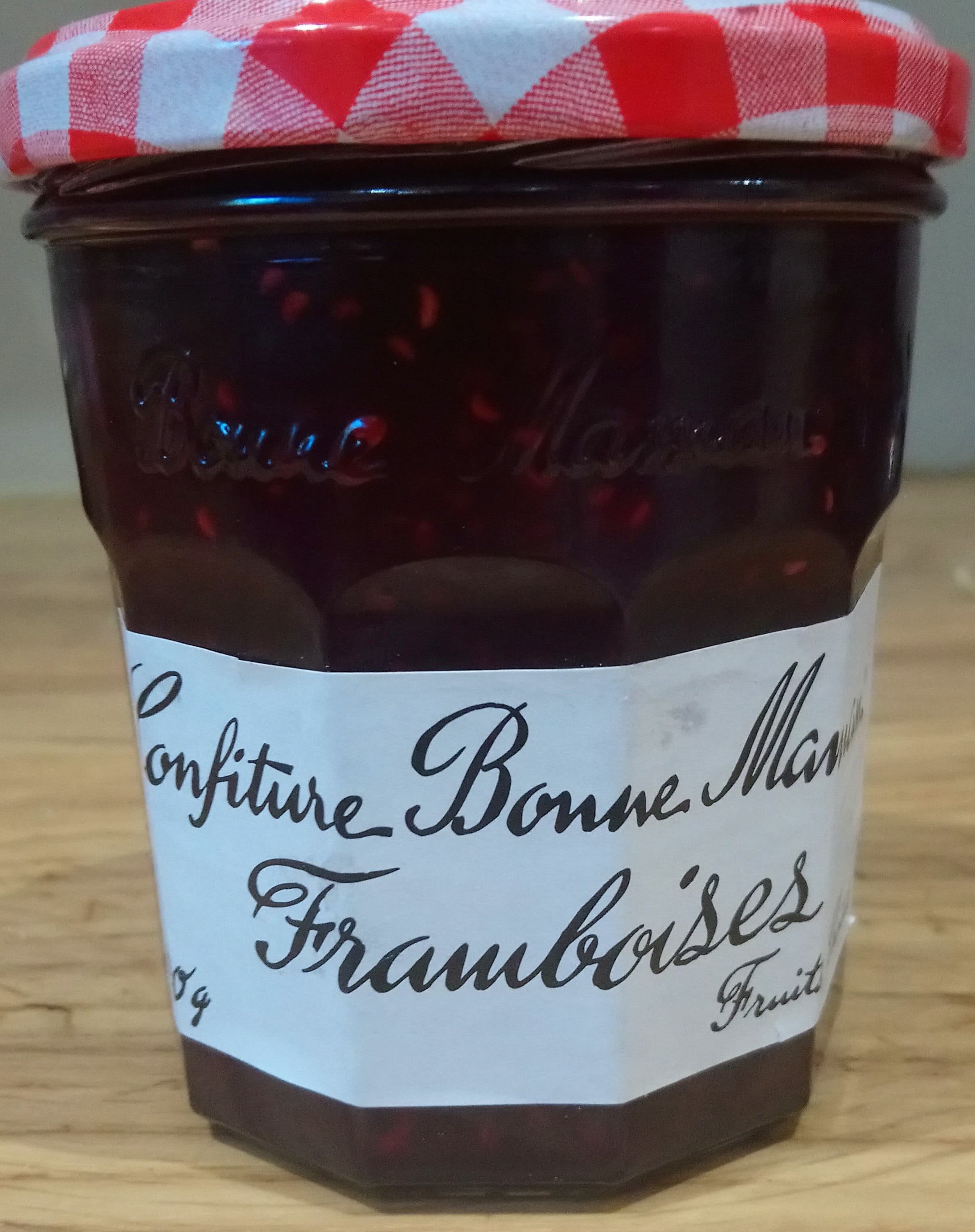 Bonne Maman Confiture Framboises packshot