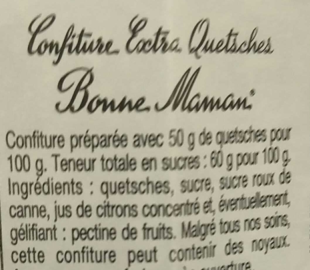 Bonne Maman Quetsches packshot