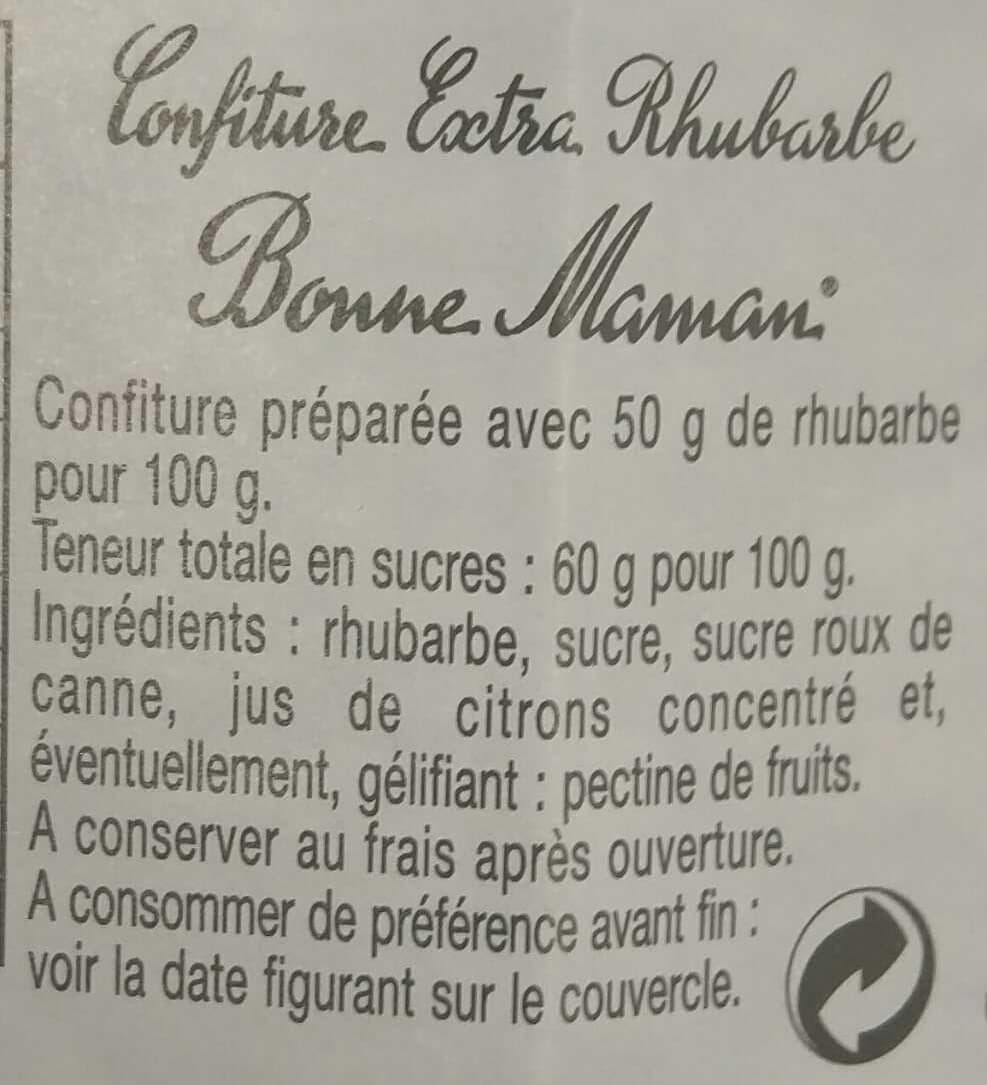 Bonne Maman Bonne Maman - French Rhubarb Jam, 370g (13oz) packshot