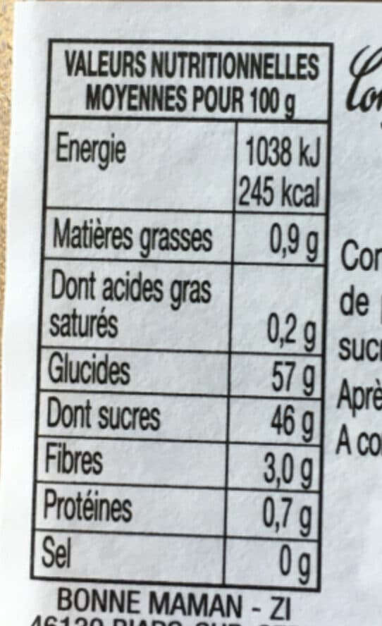 Bonne Maman Confiture châtaigne packshot