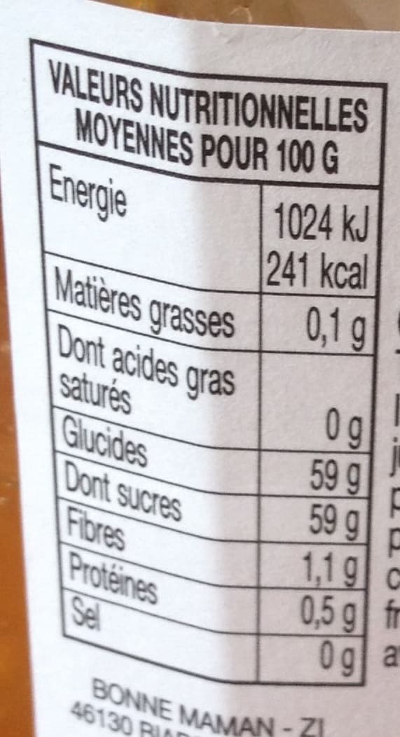 Bonne Maman confiture abricots packshot