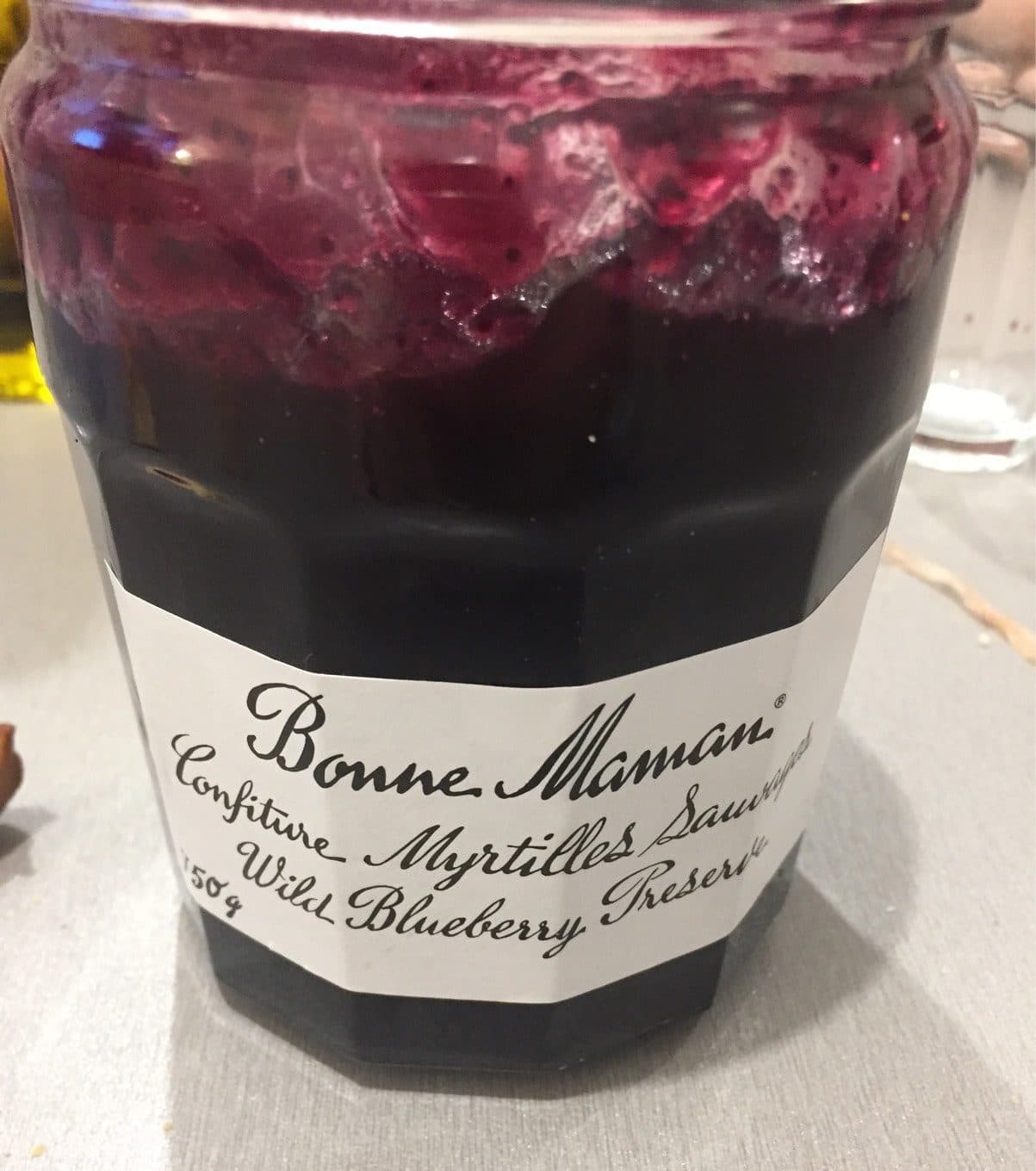 Bonne maman Confiture myrtilles sauvages packshot