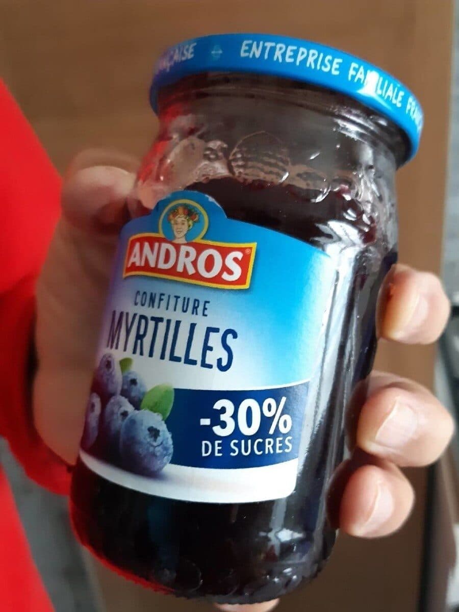 Andros Confiture myrtilles packshot