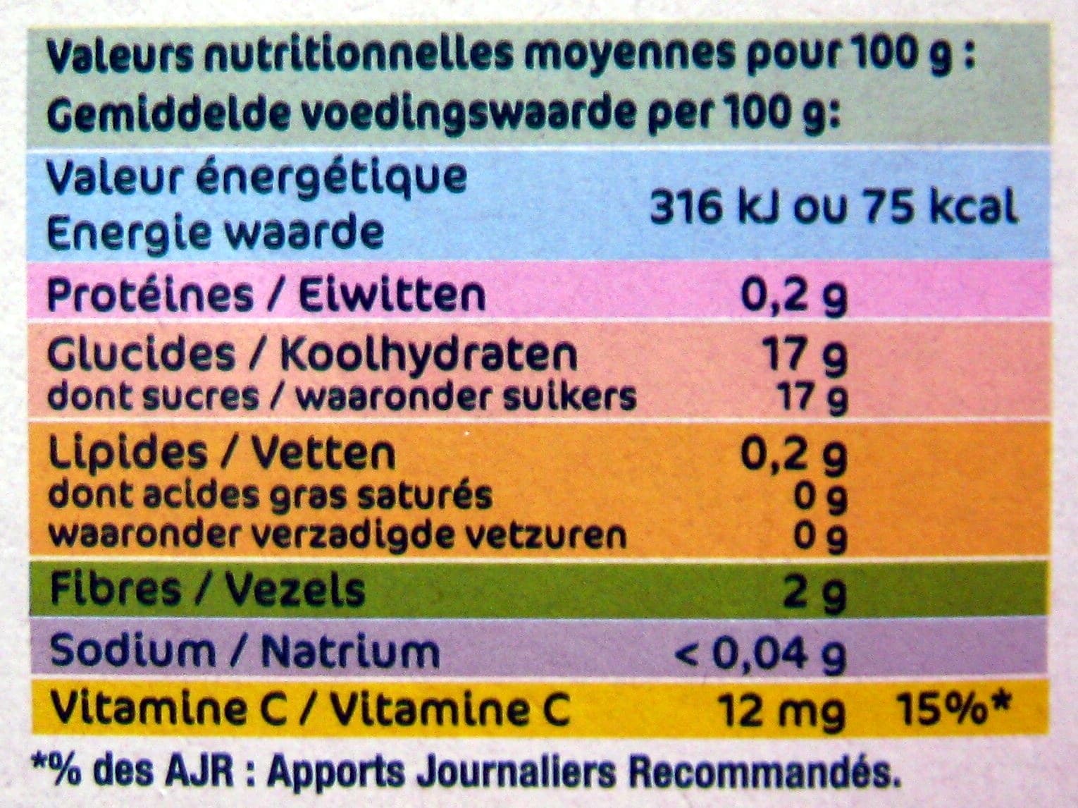 Andros Dessert Fruitier® Pomme Nature (16 pots) 1,6 kg - Andros packshot