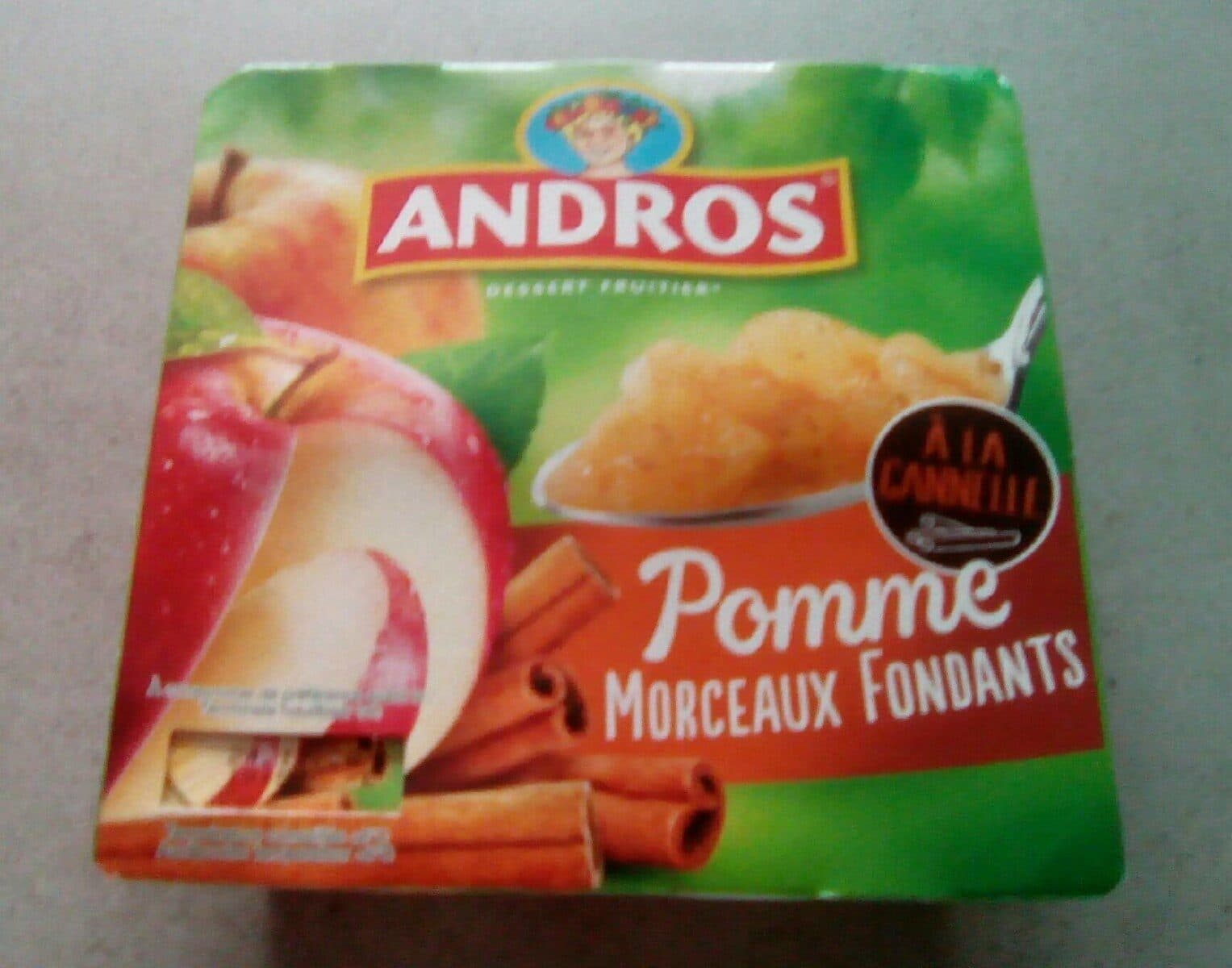 Andros POMME morceaux fondants à la cannelle packshot