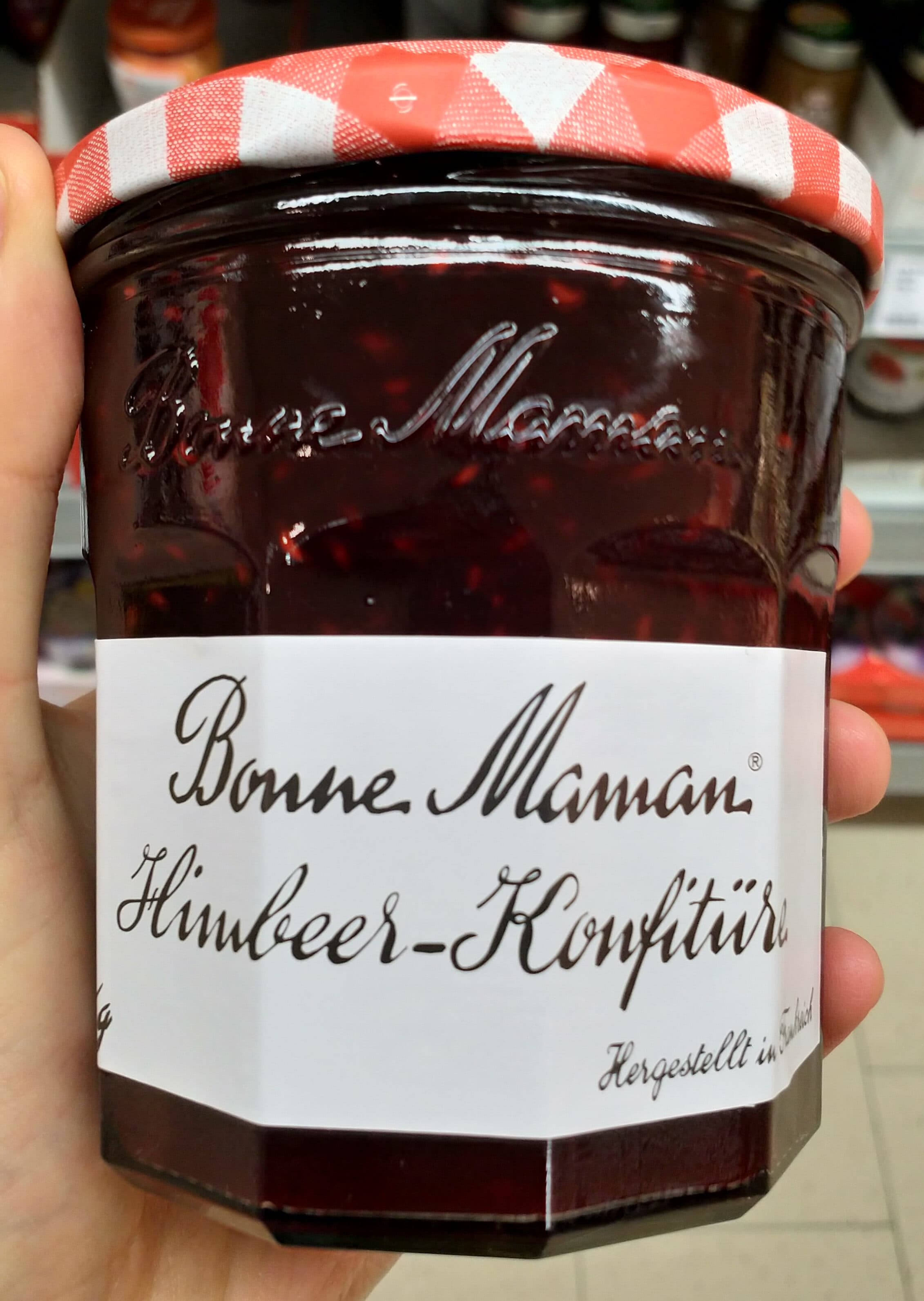 Bonne Maman Himbeer-Konfitüre packshot