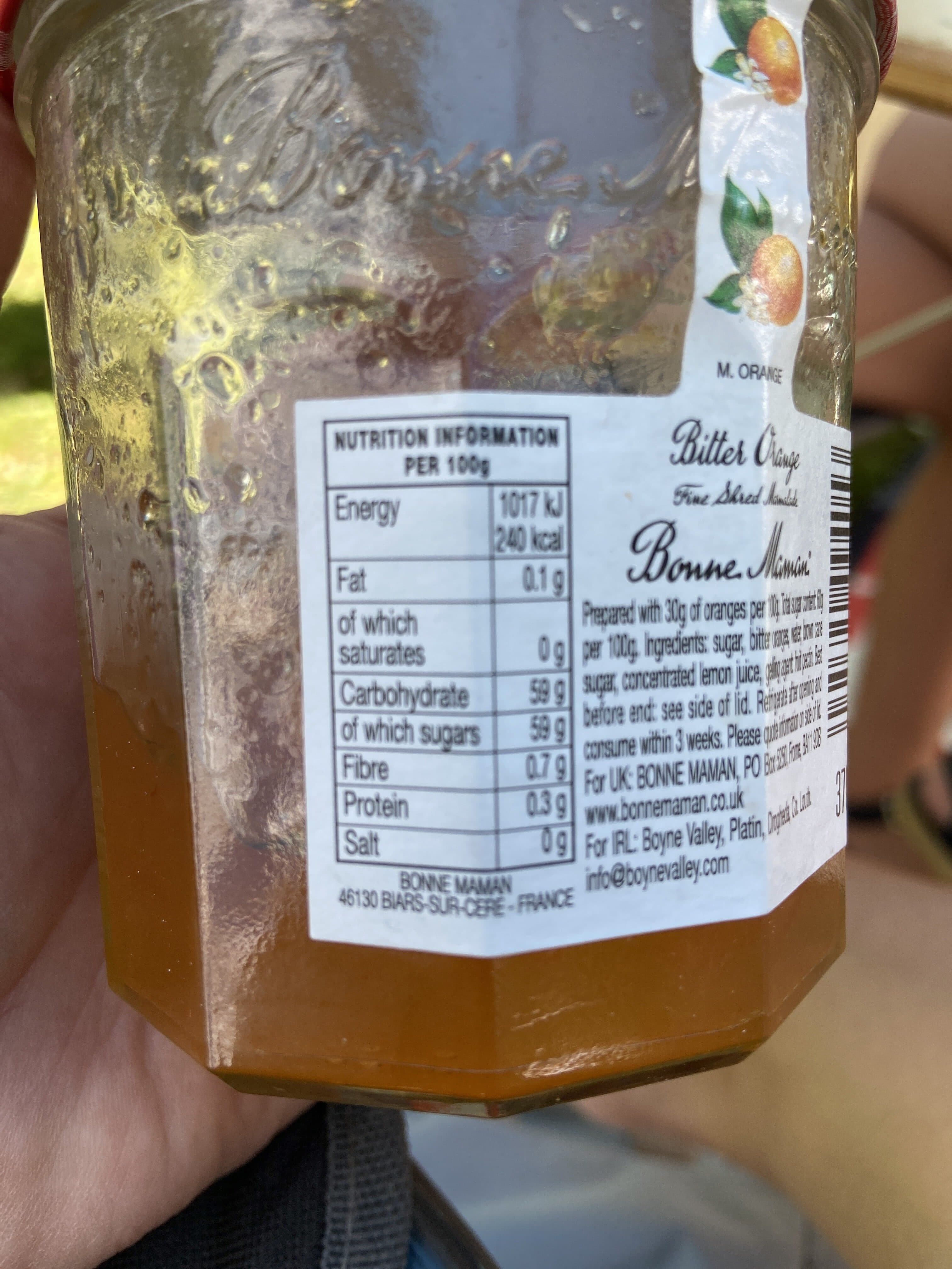 Bonne Maman Bitter Orange Fine Sliced Marmalade packshot