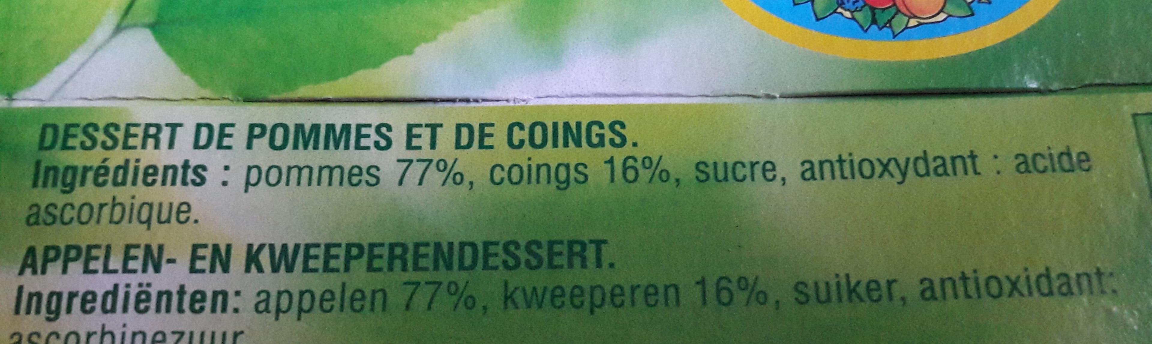 Andros Dessert Fruitier Pomme / Coing packshot